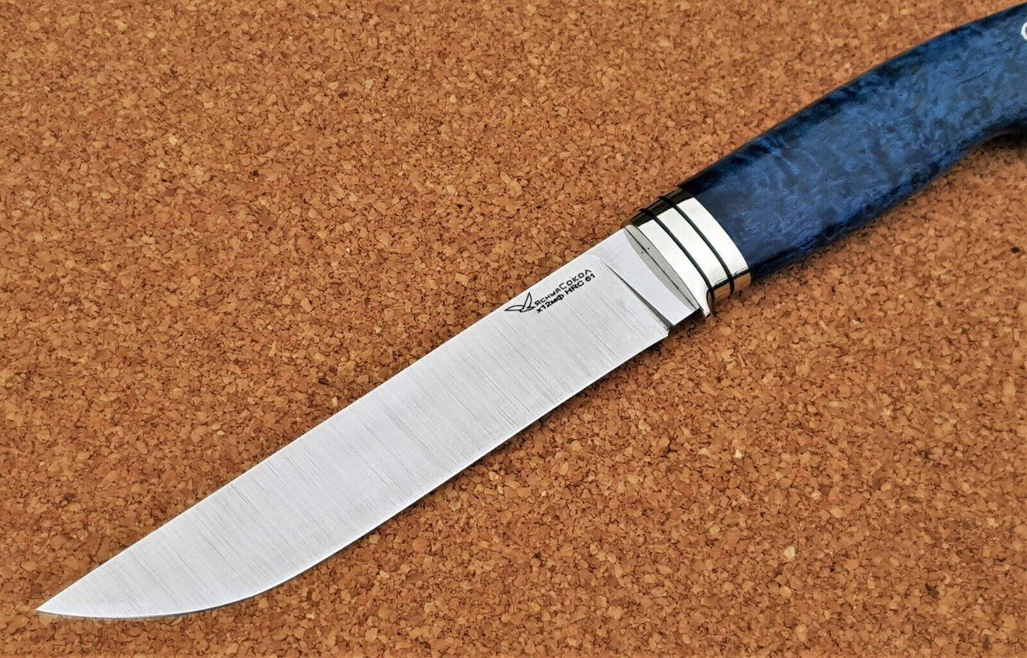 H12MF Stahl Outdoor Jagd Messer Yasniy Sokol Russland Handarbeit HRC 61 Кабан