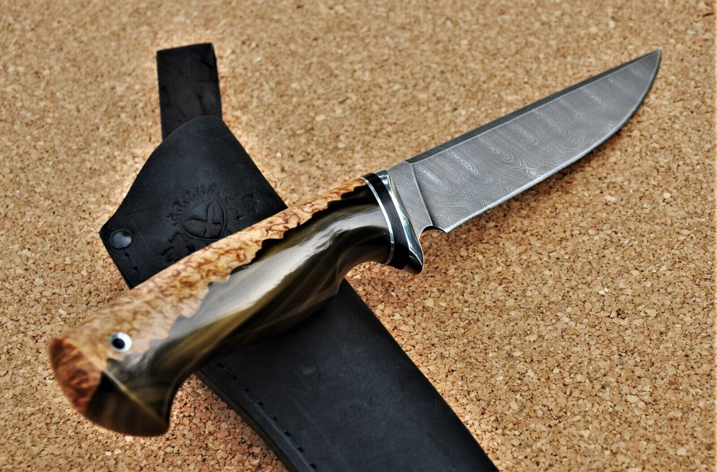 Damaszener Stahl Outdoor Damast Messer Nazarov Knives Handarbeit HRC62 Байкал