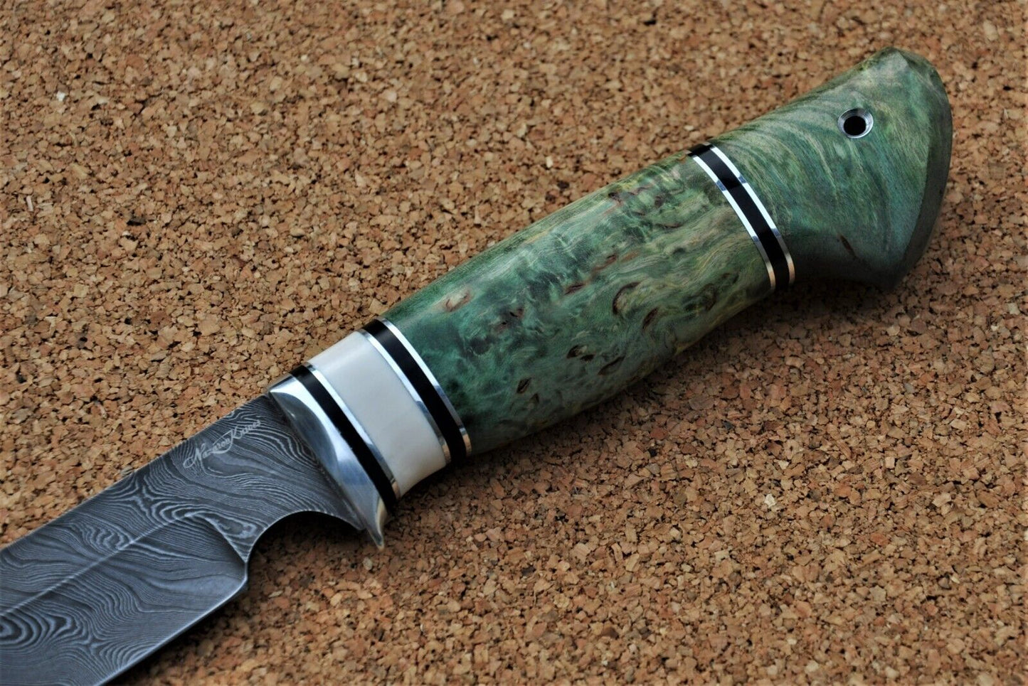 Damaszener Stahl Outdoor Jagd Damast Messer Nazarov Knives Handarbeit HRC62