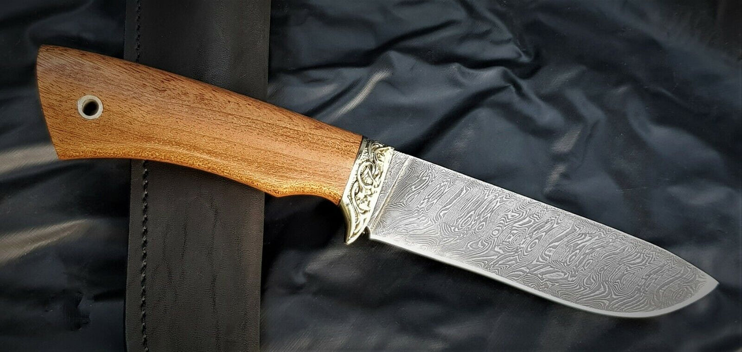 A.Marushin Outdoor Jagdmesser Damast Stahl Handarbeit