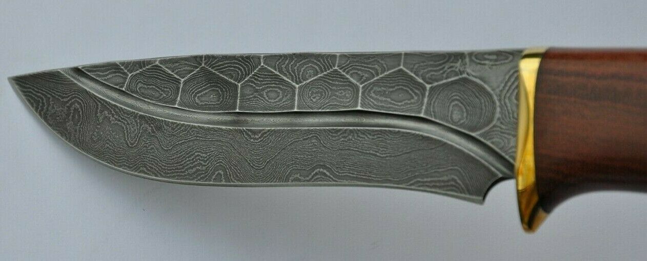 Nazarov Knives Damaszener Stahl Outdoor Jagdmesser
