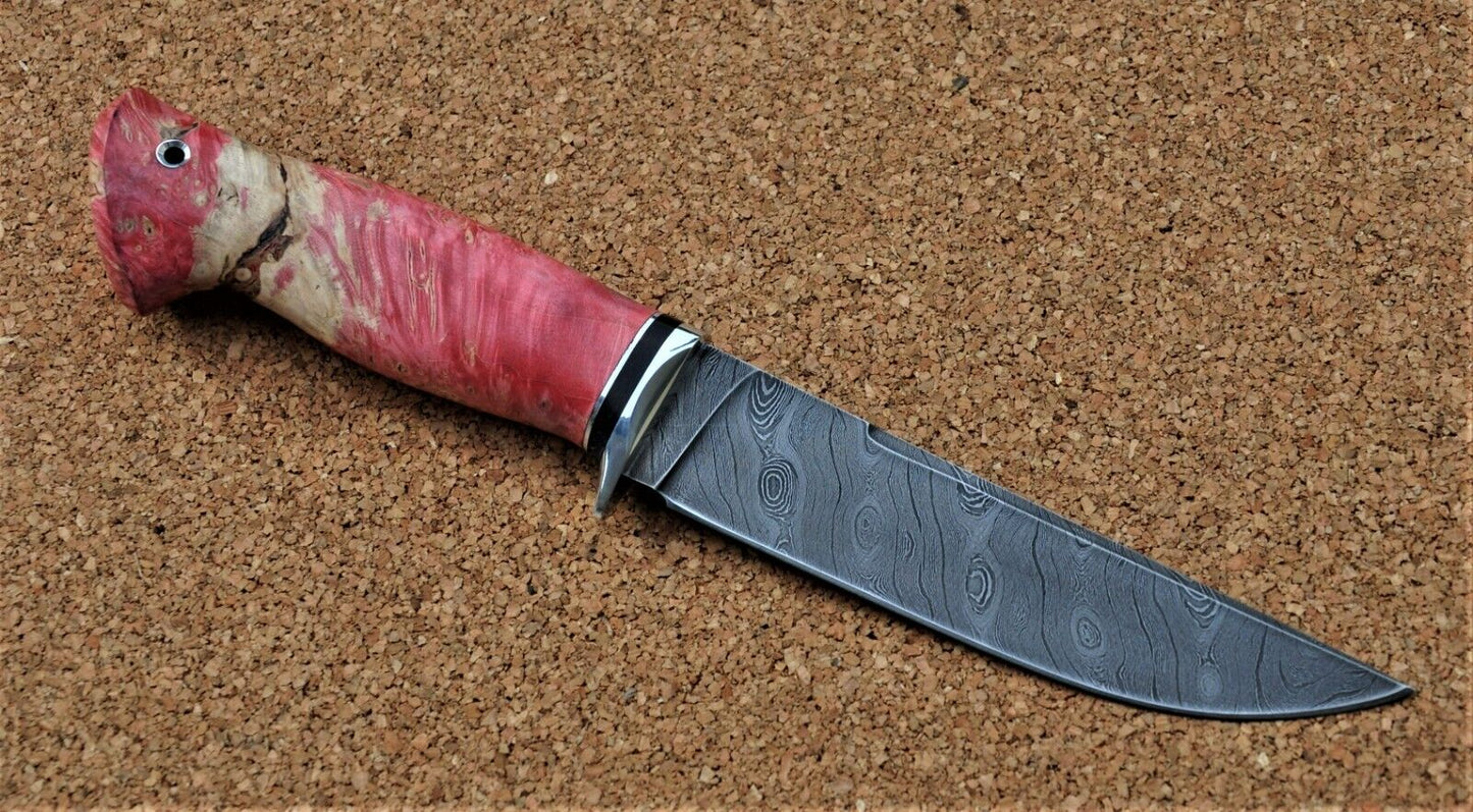 Damaszener Stahl Outdoor Jagd Damast Messer Nazarov Knives Handarbeit HRC62
