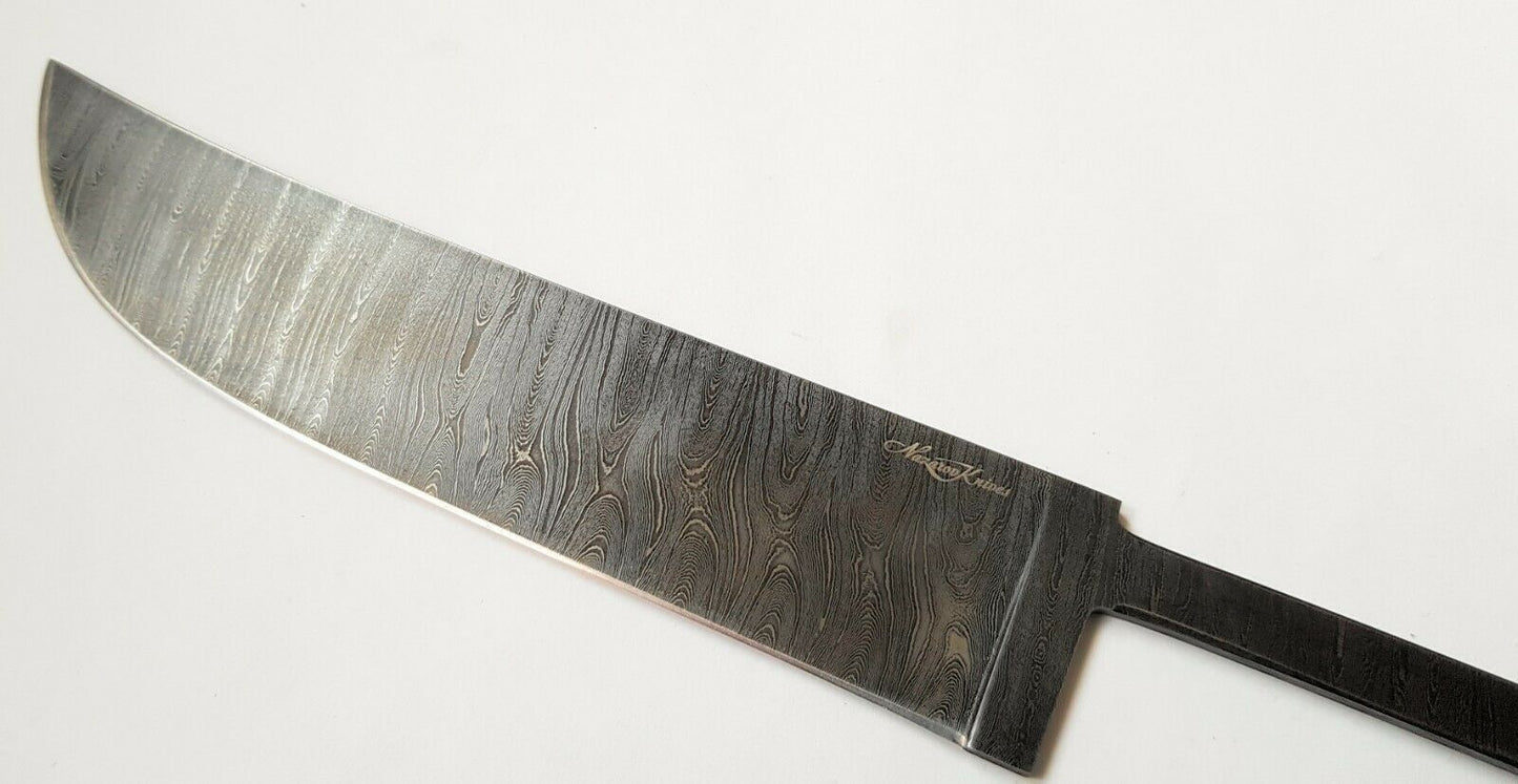 Nazarov Knives Exklusive Damast Klinge Rohling Узбек Messer HRC 62 Handarbeit
