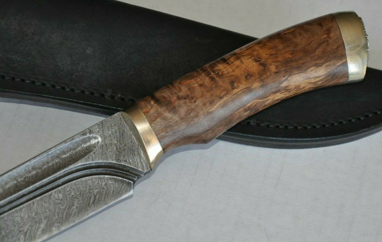 A.Marushin Outdoor Jagdmesser Damast Stahl handarbeit