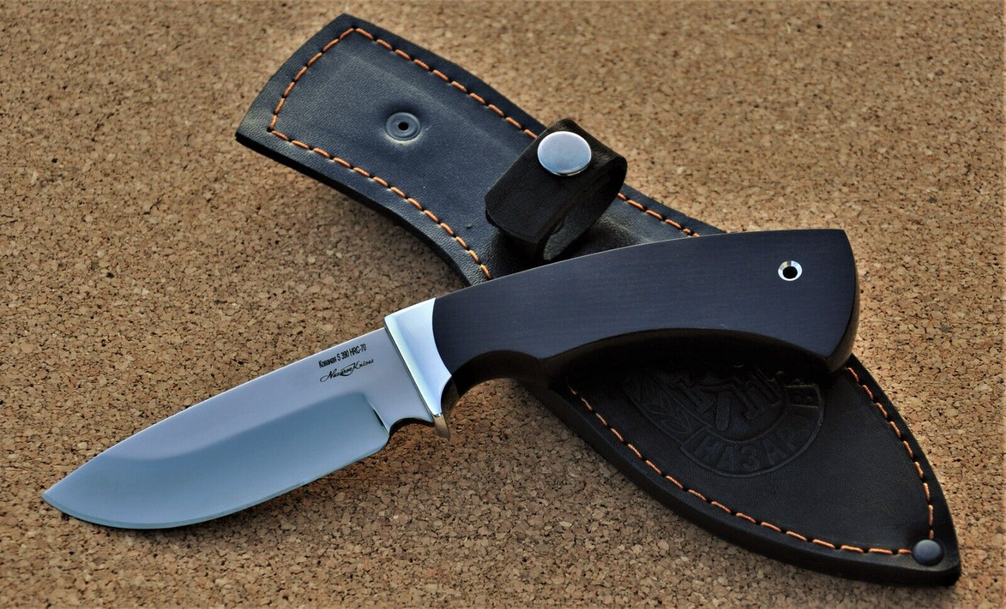 S390 Stahl ROSTFREI Outdoor Messer Nazarov Knives Handarbeit HRC70 Морпех