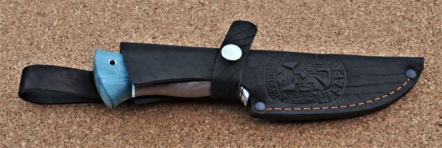 Damaszener Stahl Outdoor Jagd Damast Messer Nazarov Knives Handarbeit HRC62