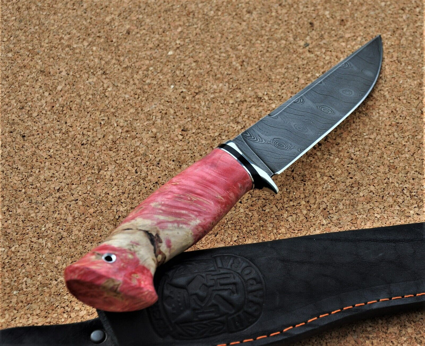Damaszener Stahl Outdoor Jagd Damast Messer Nazarov Knives Handarbeit HRC62