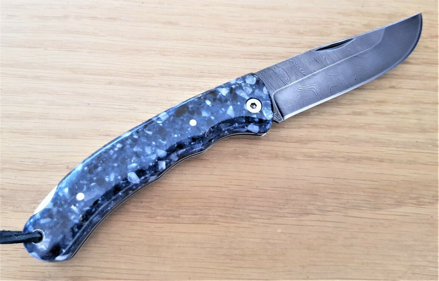 Nazarov Knives Russland DamastStahl OutdoorТаёжник Klappmesser Handarbeit HRC62