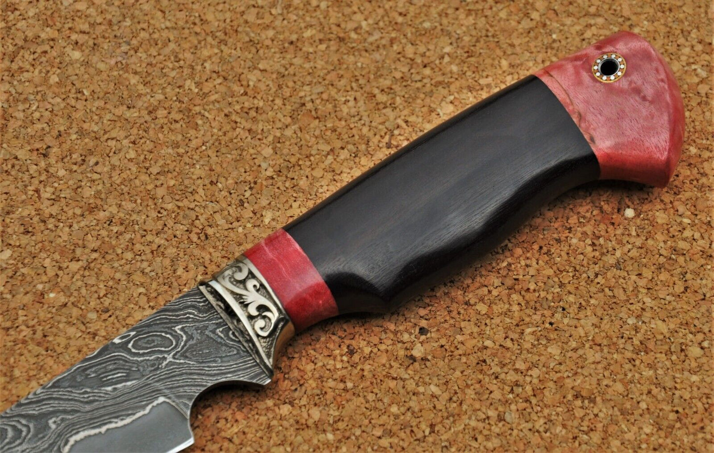Nazarov Knives Russland Damaszener Stahl Outdoor Jagd Messer Handarbeit HRC62