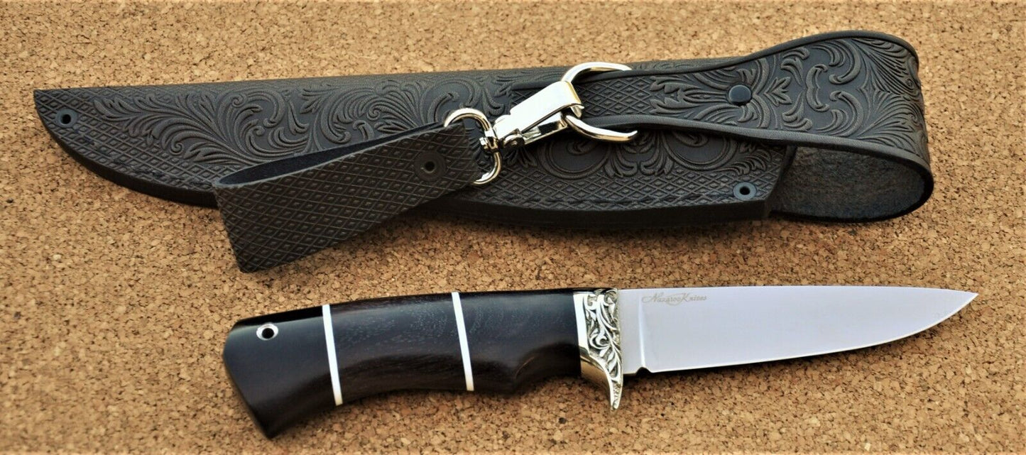 S390 Stahl ROSTFREI Outdoor Messer Nazarov Knives Handarbeit HRC70 Жерех