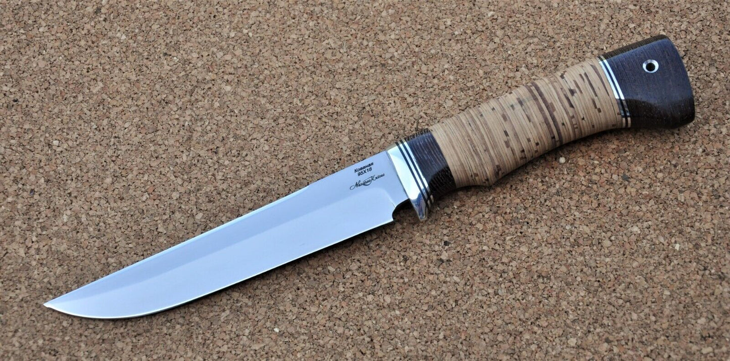 95H18 Stahl Rostfrei Outdoor Jagdmesser Handarbeit Nazarov Knives