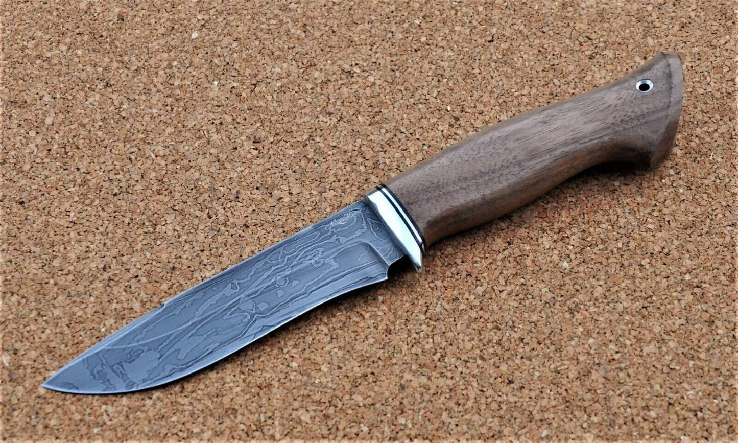 Damaszener Stahl Outdoor Jagd Damast Messer Nazarov Knives Handarbeit HRC62