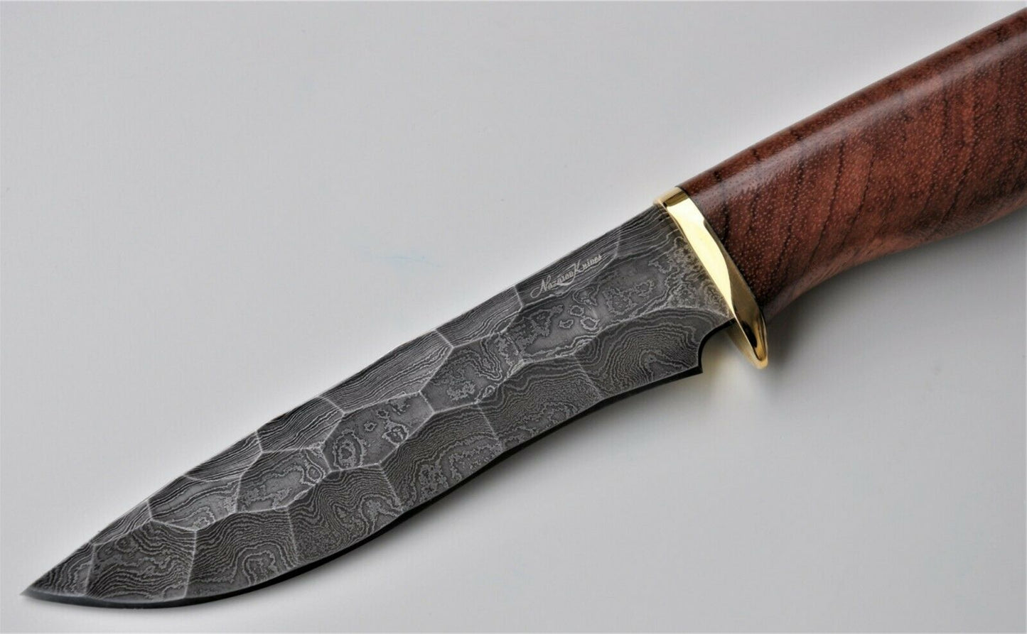 Nazarov Knives Damaszener Stahl Outdoor Jagdmesser