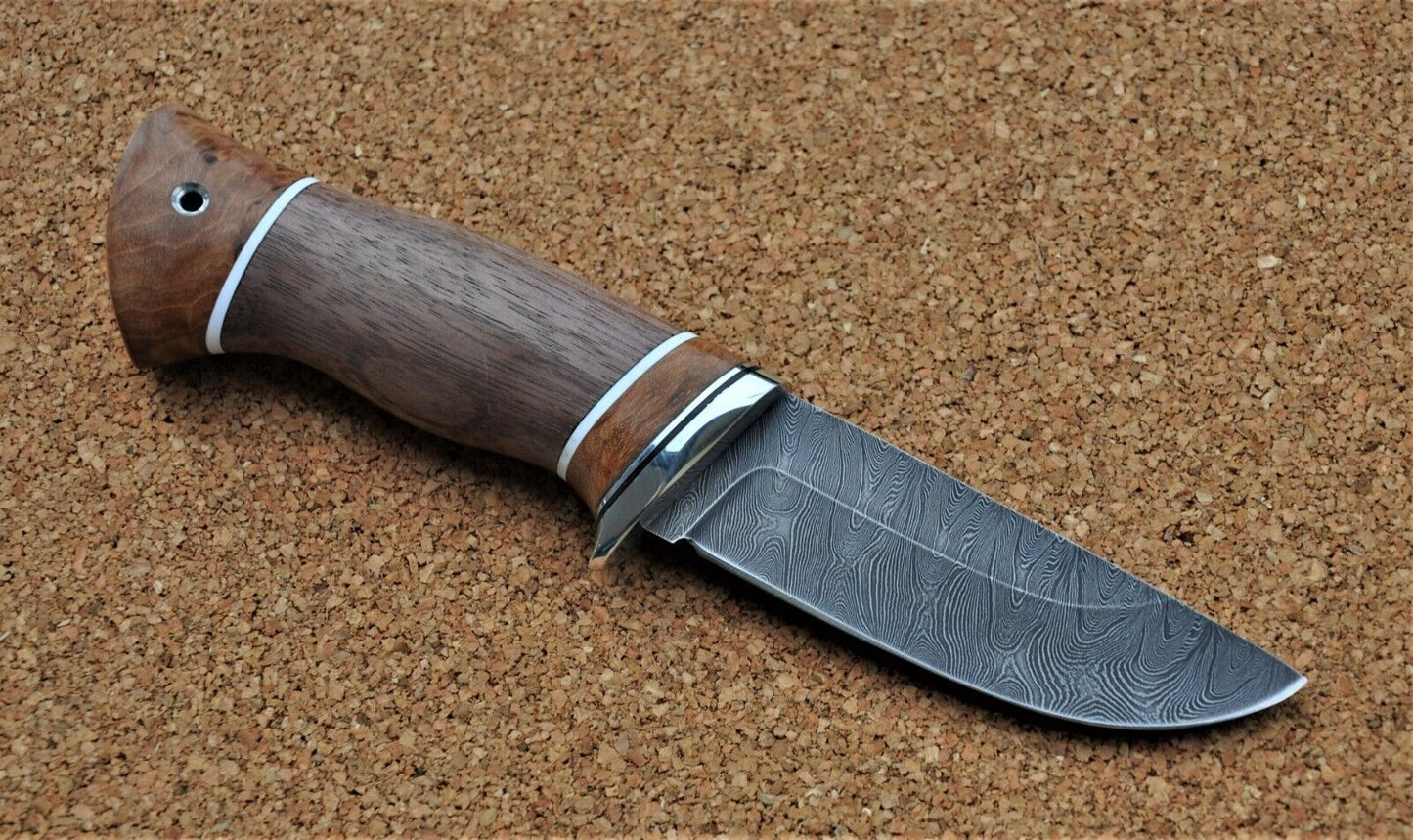 Damaszener Stahl Outdoor Jagd Damast Messer Nazarov Knives Handarbeit HRC62