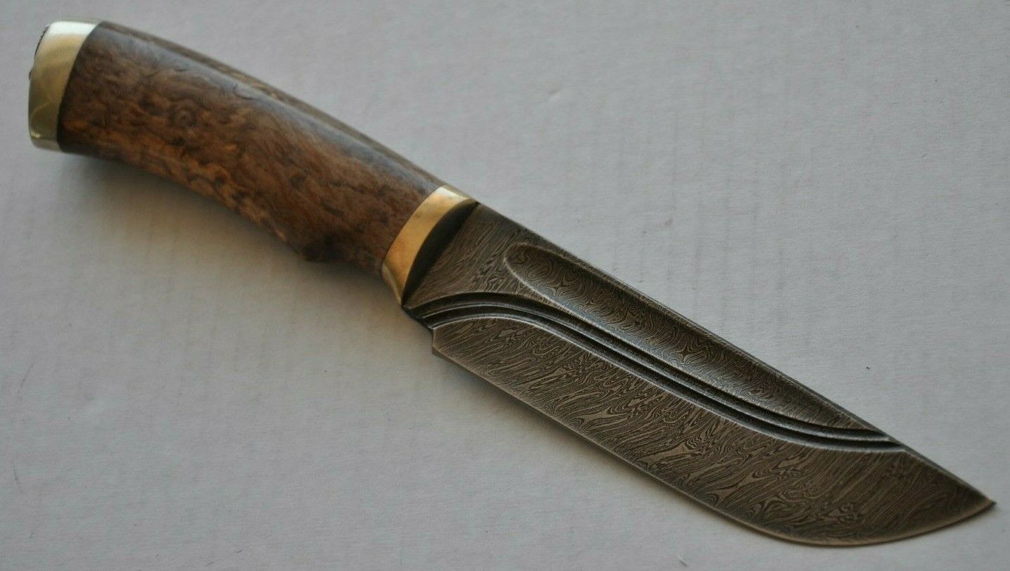 A.Marushin Outdoor Jagdmesser Damast Stahl handarbeit