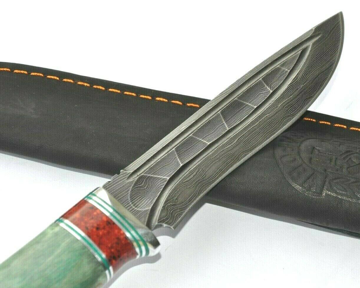 Nazarov Knives Damaszener Stahl Outdoor Jagdmesser