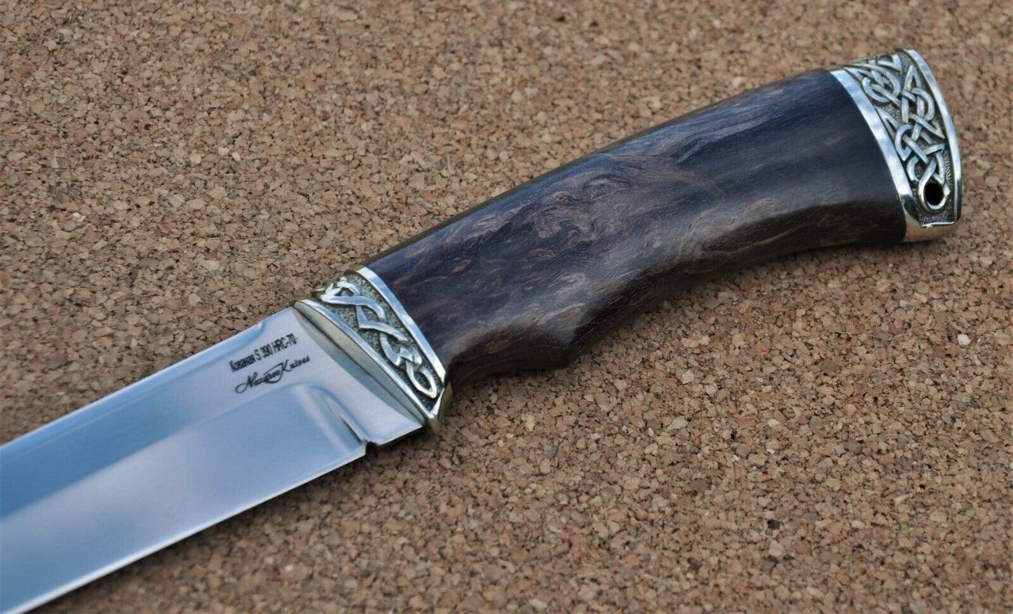 S390 Stahl ROSTFREI Outdoor Messer Nazarov Knives Handarbeit HRC70 Вепрь