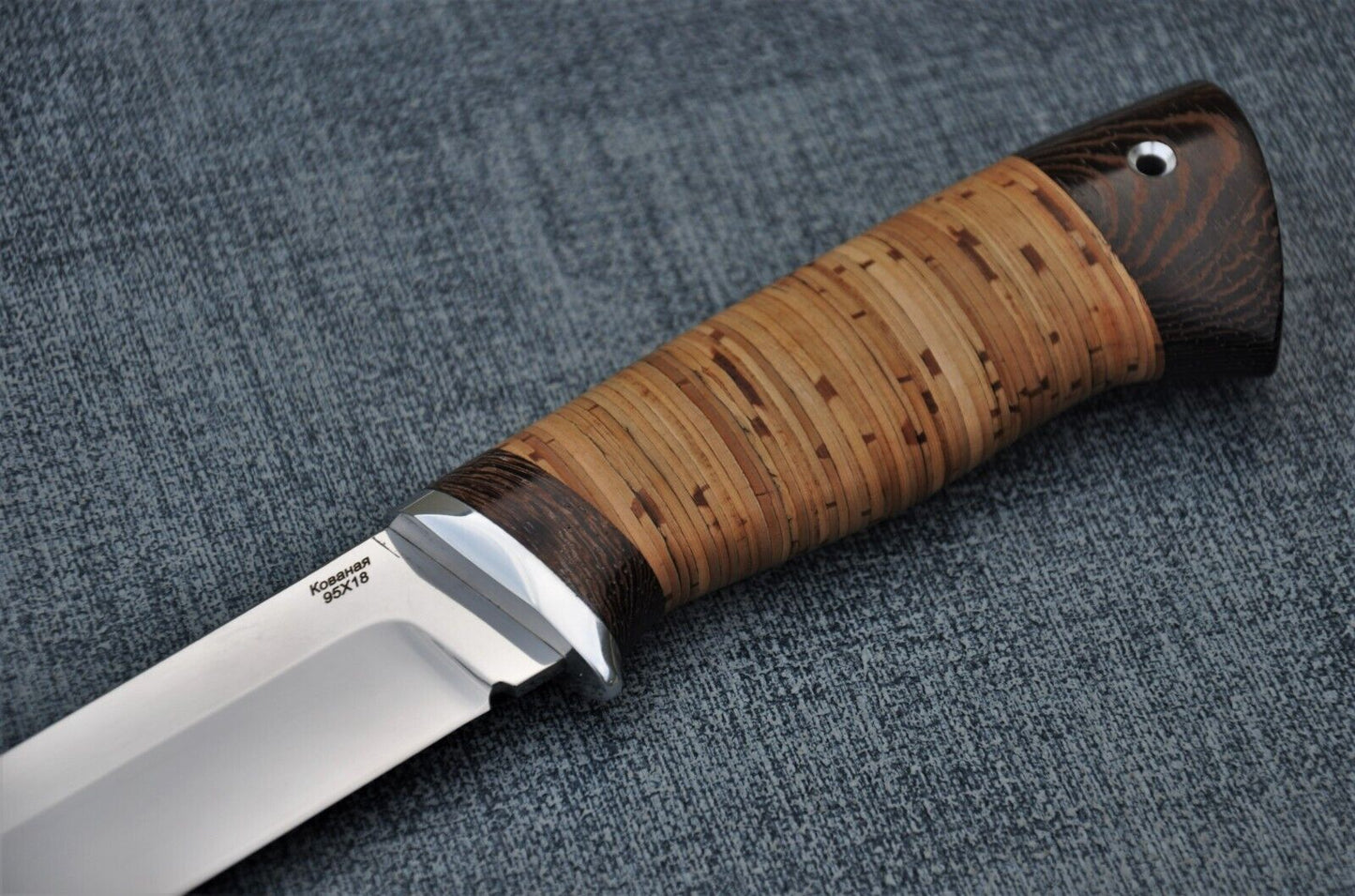 95H18 Stahl Rostfrei Outdoor Jagdmesser Handarbeit Nazarov Knives