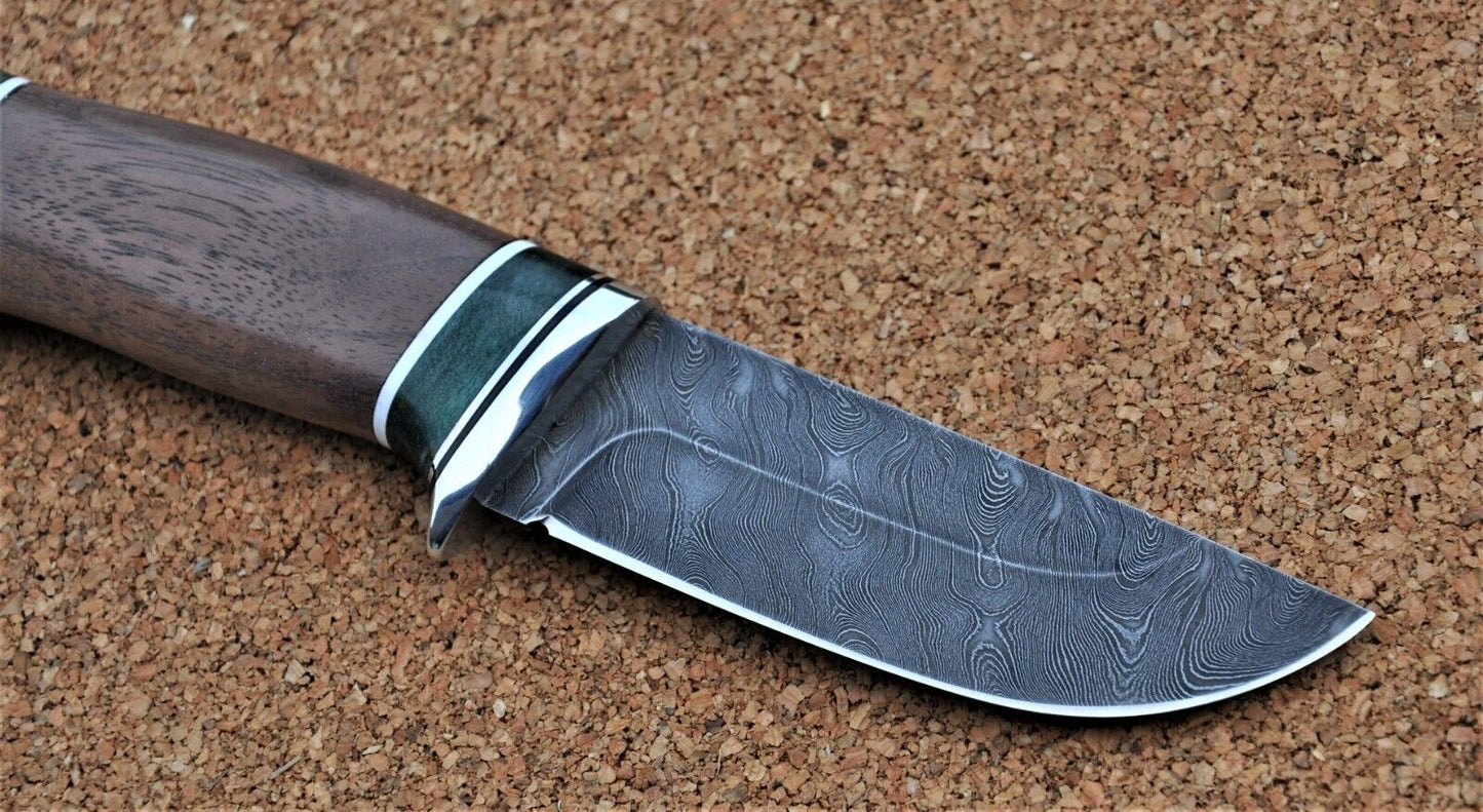 Damaszener Stahl Outdoor Jagd Damast Messer Nazarov Knives Handarbeit HRC62