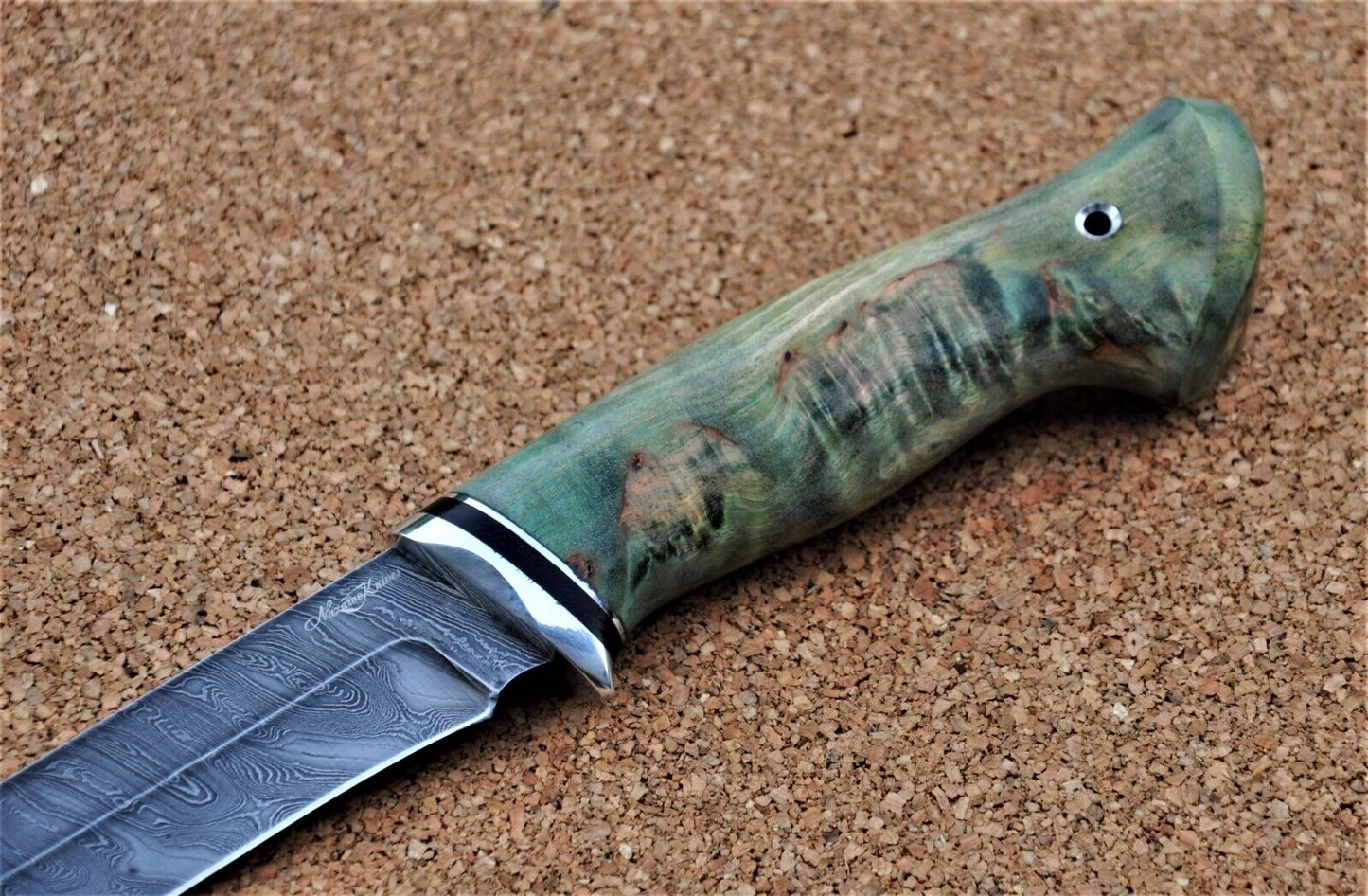 Damaszener Stahl Outdoor Jagd Damast Messer Nazarov Knives Handarbeit HRC62