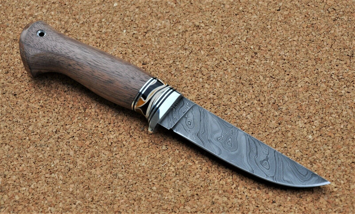 Damaszener Stahl Outdoor Jagd Damast Messer Nazarov Knives Handarbeit HRC62
