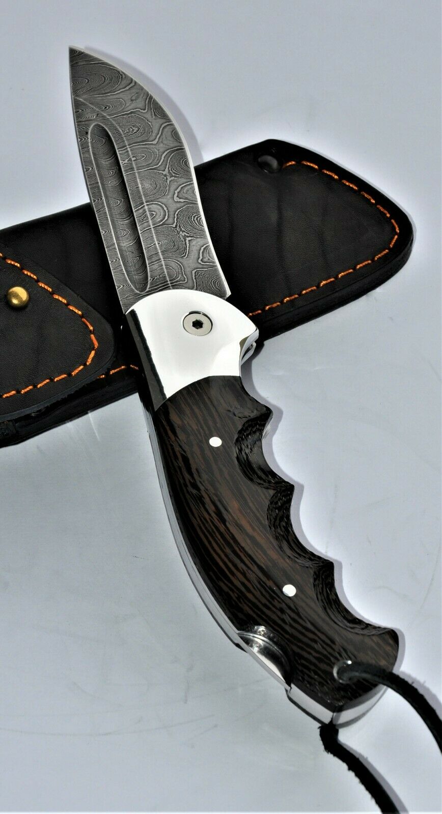 Nazarov Knives Russland Damast Stahl Outdoor Орёл Klappmesser Handarbeit HRC 62