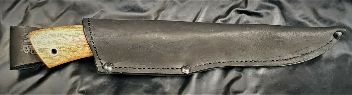 A.Marushin Outdoor Jagdmesser Damaszener Stahl Handarbeit