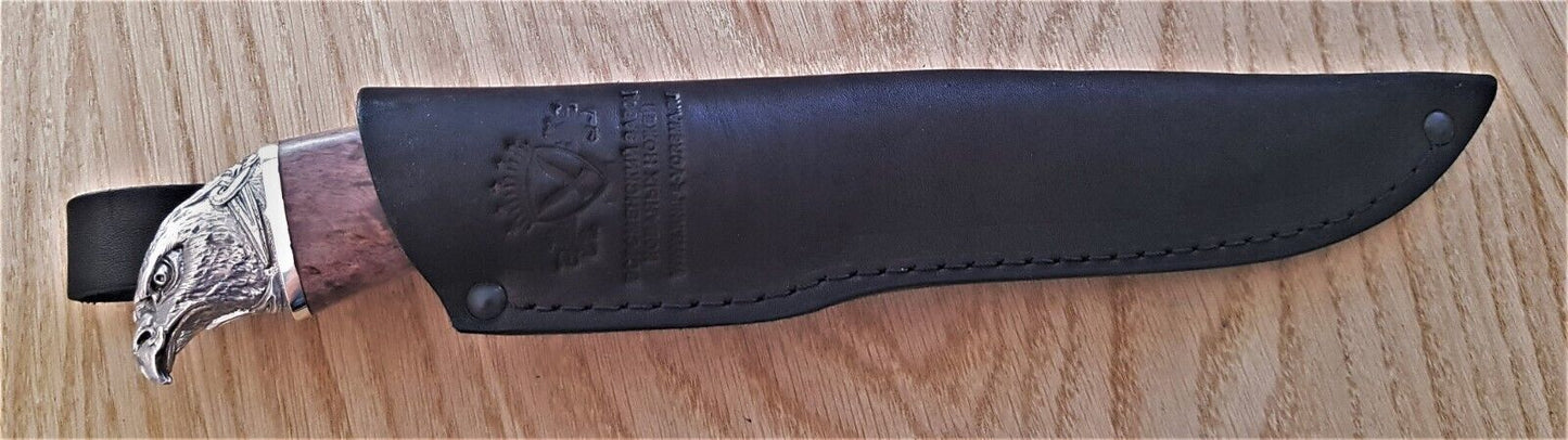Damaszener Stahl Outdoor Damast Messer Nazarov Knives Handarbeit HRC62 Коршун
