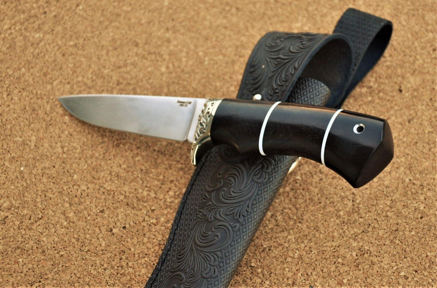 S390 Stahl ROSTFREI Outdoor Messer Nazarov Knives Handarbeit HRC70 Жерех