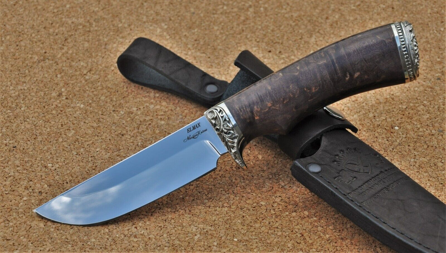 Elmax ROSTFREI Outdoor Messer Nazarov Knives Russland Handarbeit HRC62 Универсал