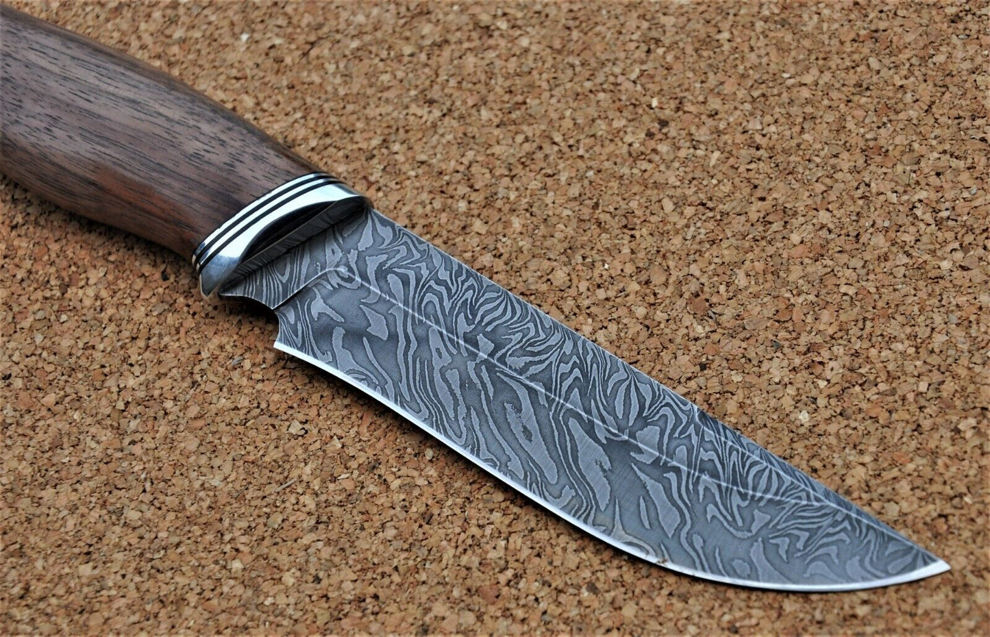 Damaszener Stahl Outdoor Jagd Damast Messer Nazarov Knives Handarbeit HRC62