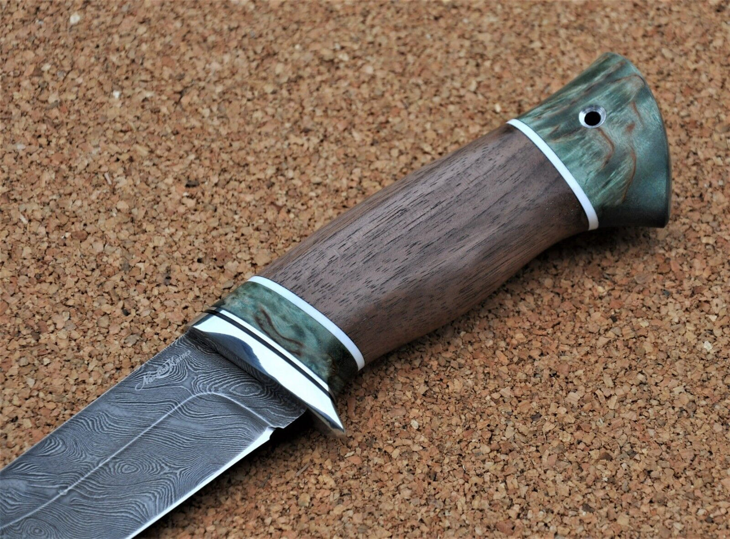Damaszener Stahl Outdoor Jagd Damast Messer Nazarov Knives Handarbeit HRC62
