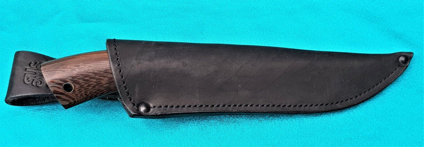 Outdoor Jagd Messer Damast Stahl Russland A.Maruschin HRC 62 Handarbeit Куница