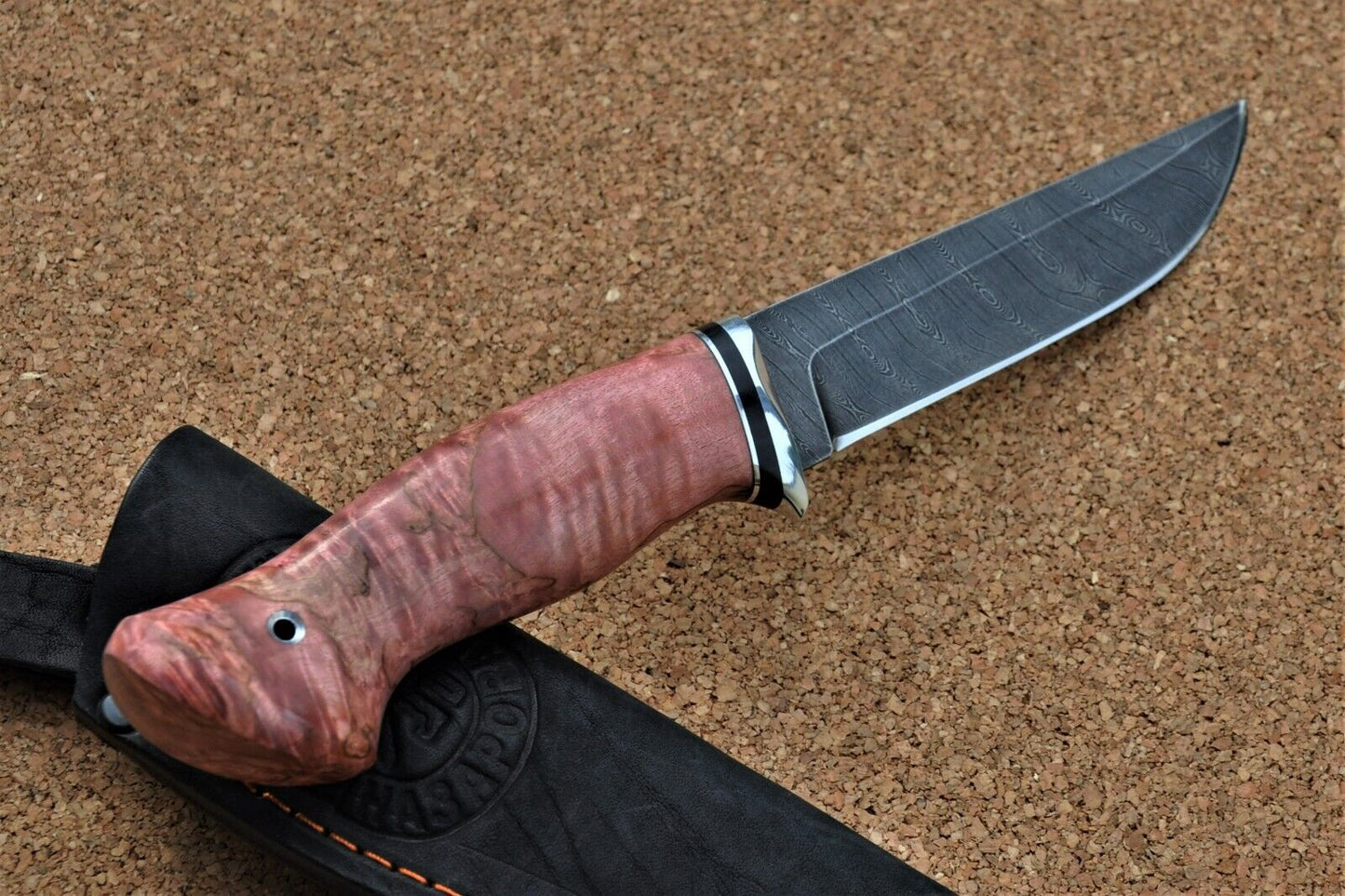 Damaszener Stahl Outdoor Jagd Damast Messer Nazarov Knives Handarbeit HRC62