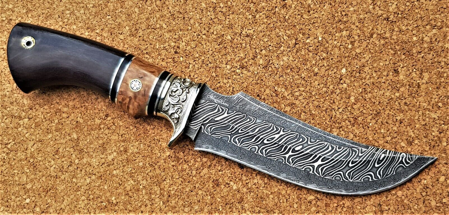 Nazarov Knives Russland Mosaik Damast Stahl Outdoor JagdMesser Handarbeit HRC62