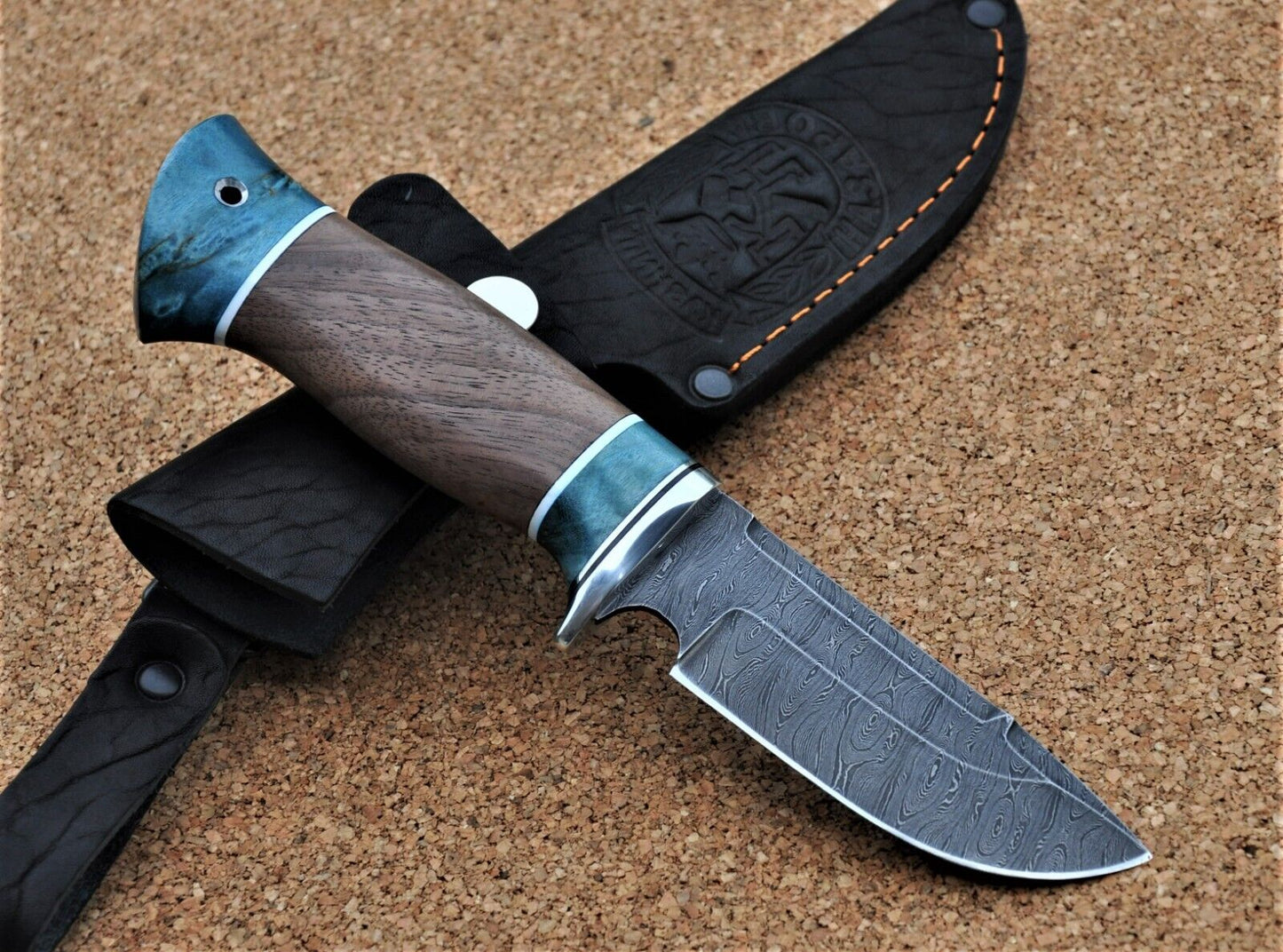 Damaszener Stahl Outdoor Jagd Damast Messer Nazarov Knives Handarbeit HRC62