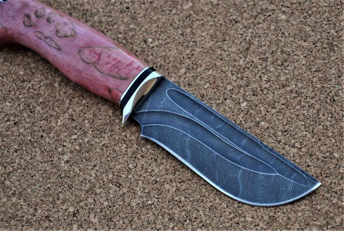 Damaszener Stahl Outdoor Jagd Damast Messer Nazarov Knives Handarbeit HRC62