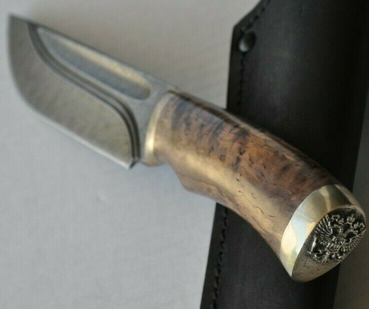 A.Marushin Outdoor Jagdmesser Damast Stahl handarbeit