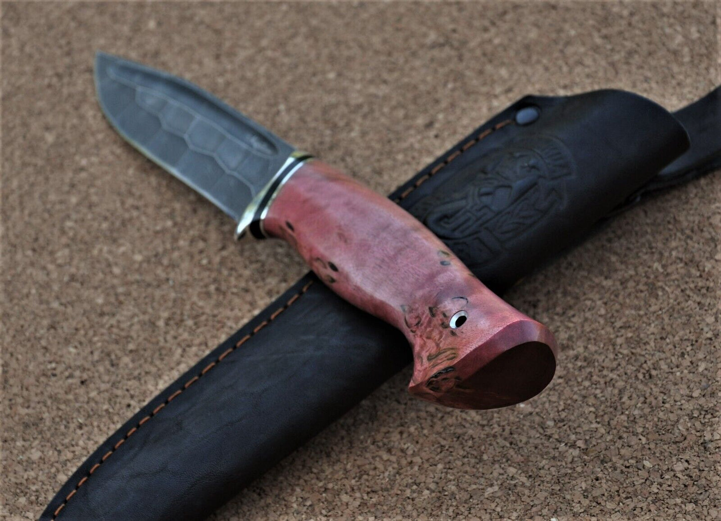 Damaszener Stahl Outdoor Jagd Damast Messer Nazarov Knives Handarbeit HRC62