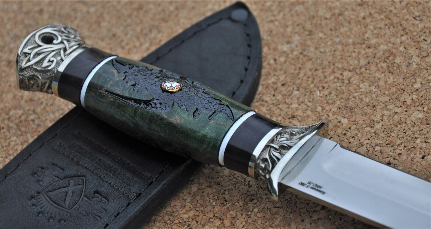 S390 Stahl ROSTFREI Outdoor Messer Nazarov Knives Handarbeit HRC70 Лидер