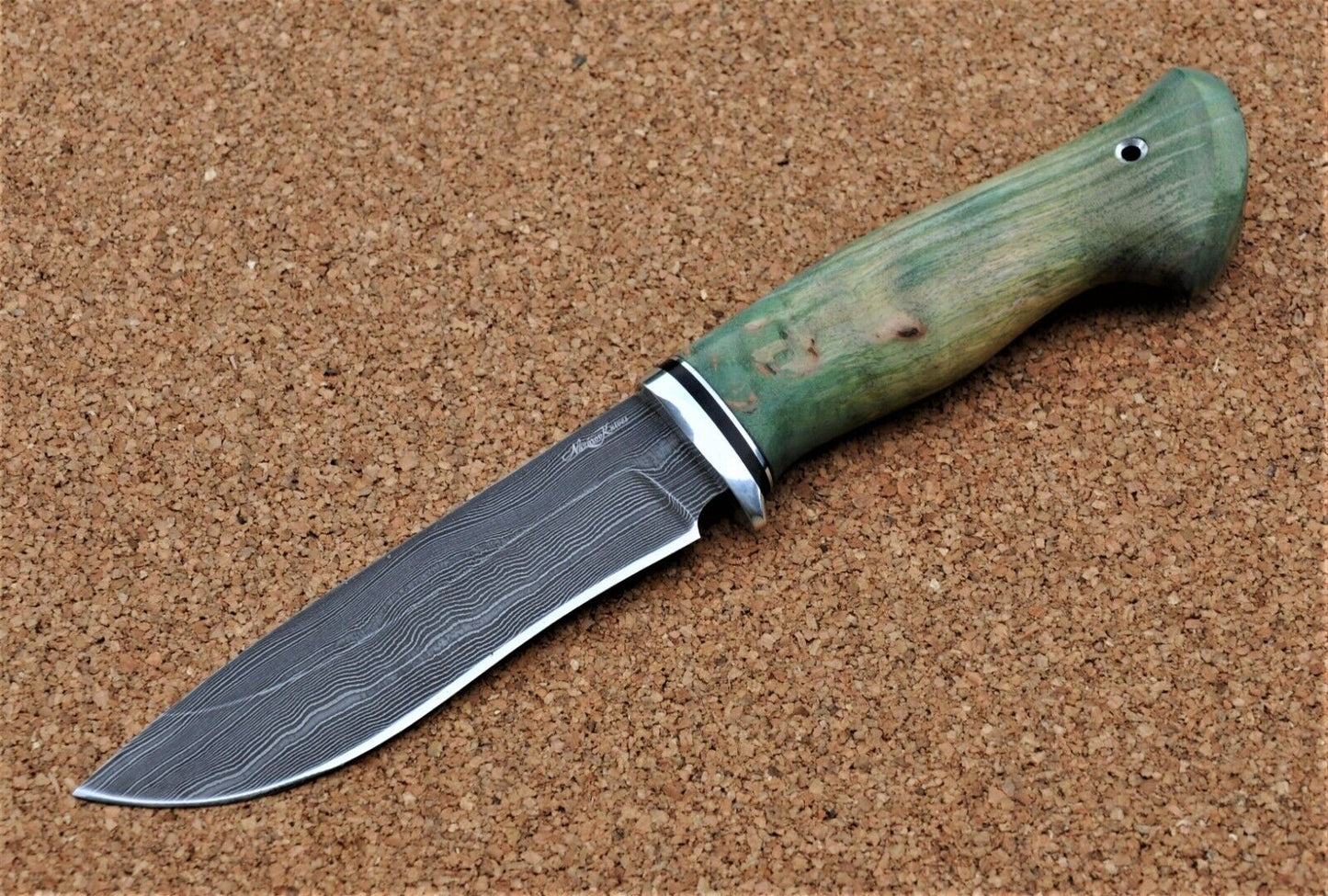 Damaszener Stahl Outdoor Jagd Damast Messer Nazarov Knives Handarbeit HRC62