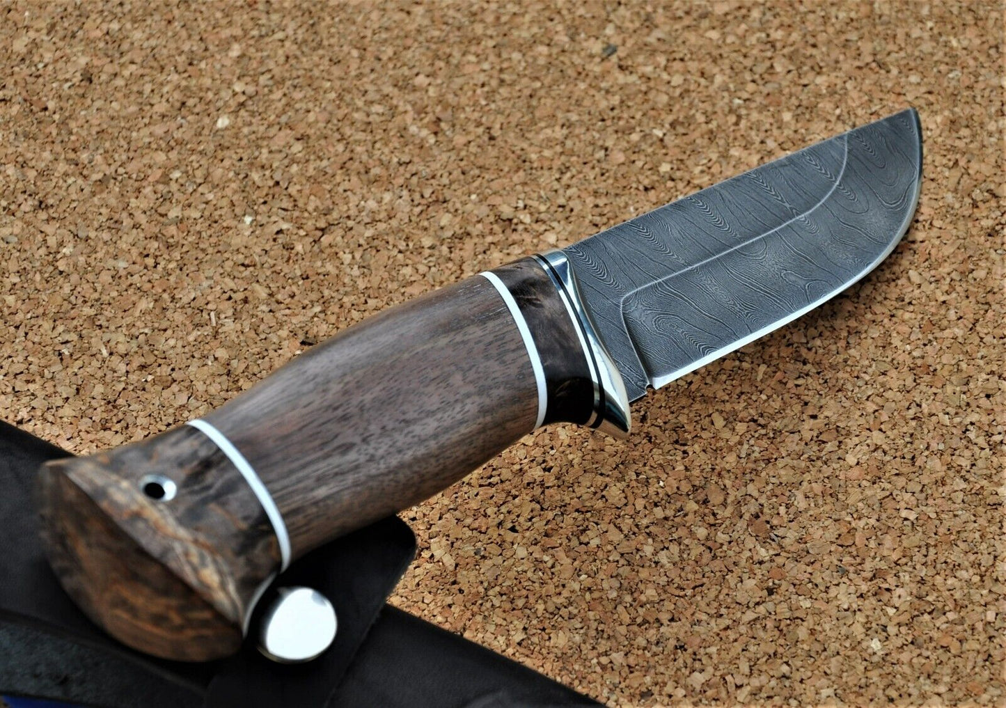 Damaszener Stahl Outdoor Jagd Damast Messer Nazarov Knives Handarbeit HRC62