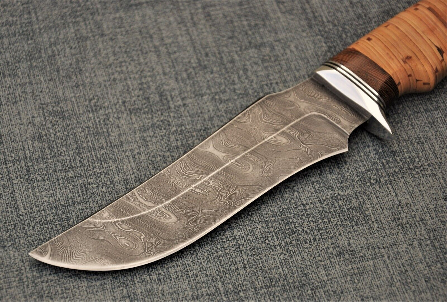 Damast Damaszener Stahl OutdoorMesser Nazarov Knives Handarbeit HRC62 Мангуст