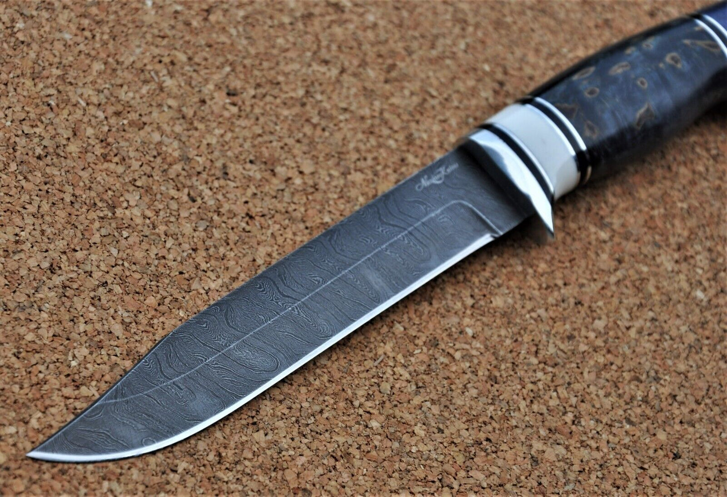 Damaszener Stahl Outdoor Jagd Damast Messer Nazarov Knives Handarbeit HRC62