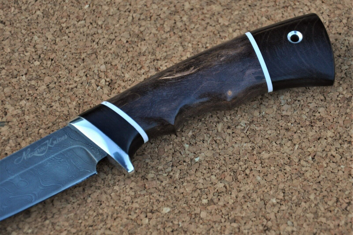 Damaszener Stahl Outdoor Jagdmesser Nazarov Knives Handarbeit