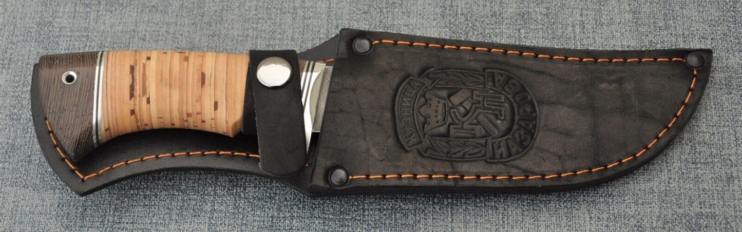 Damast Damaszener Stahl OutdoorMesser Nazarov Knives Handarbeit HRC62 Мангуст