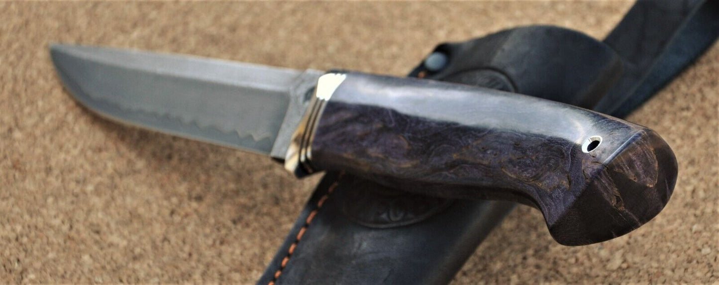 Nazarov Knives Russland San Mai DamastStahl Outdoor JagdMesser Handarbeit HRC62