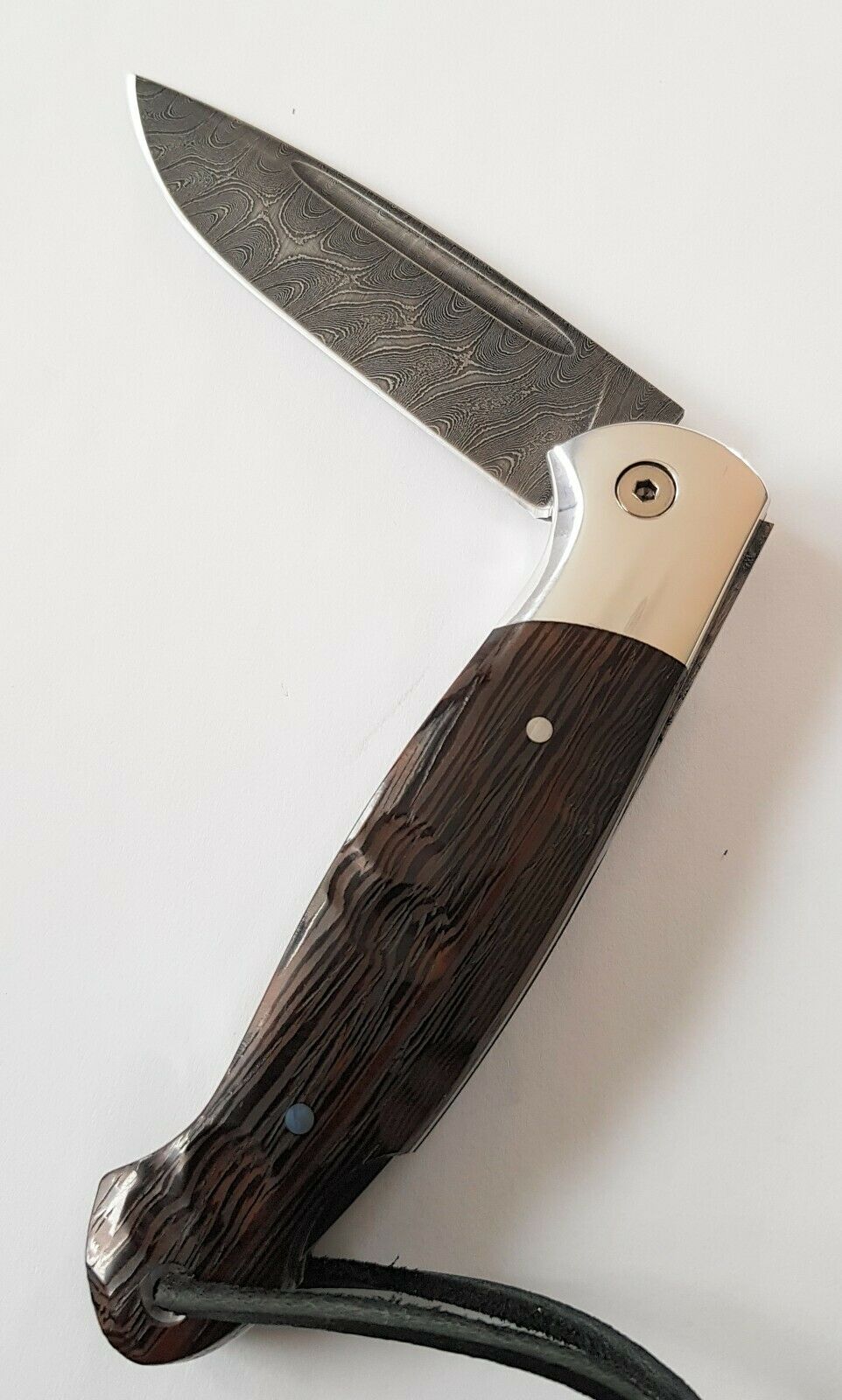 Nazarov Knives Russland Damast Stahl Outdoor Сова Klappmesser Handarbeit HRC62