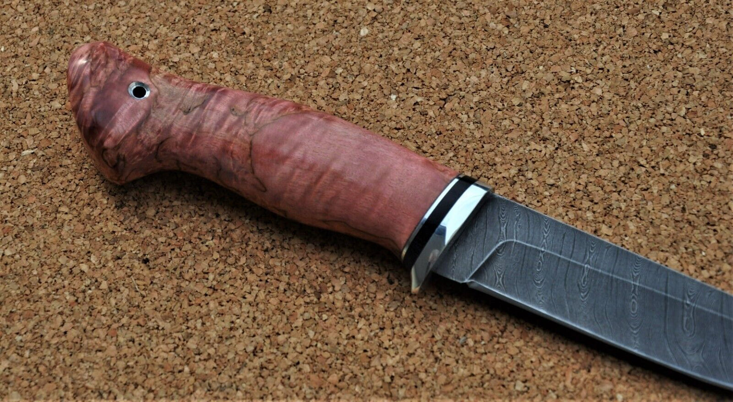 Damaszener Stahl Outdoor Jagd Damast Messer Nazarov Knives Handarbeit HRC62