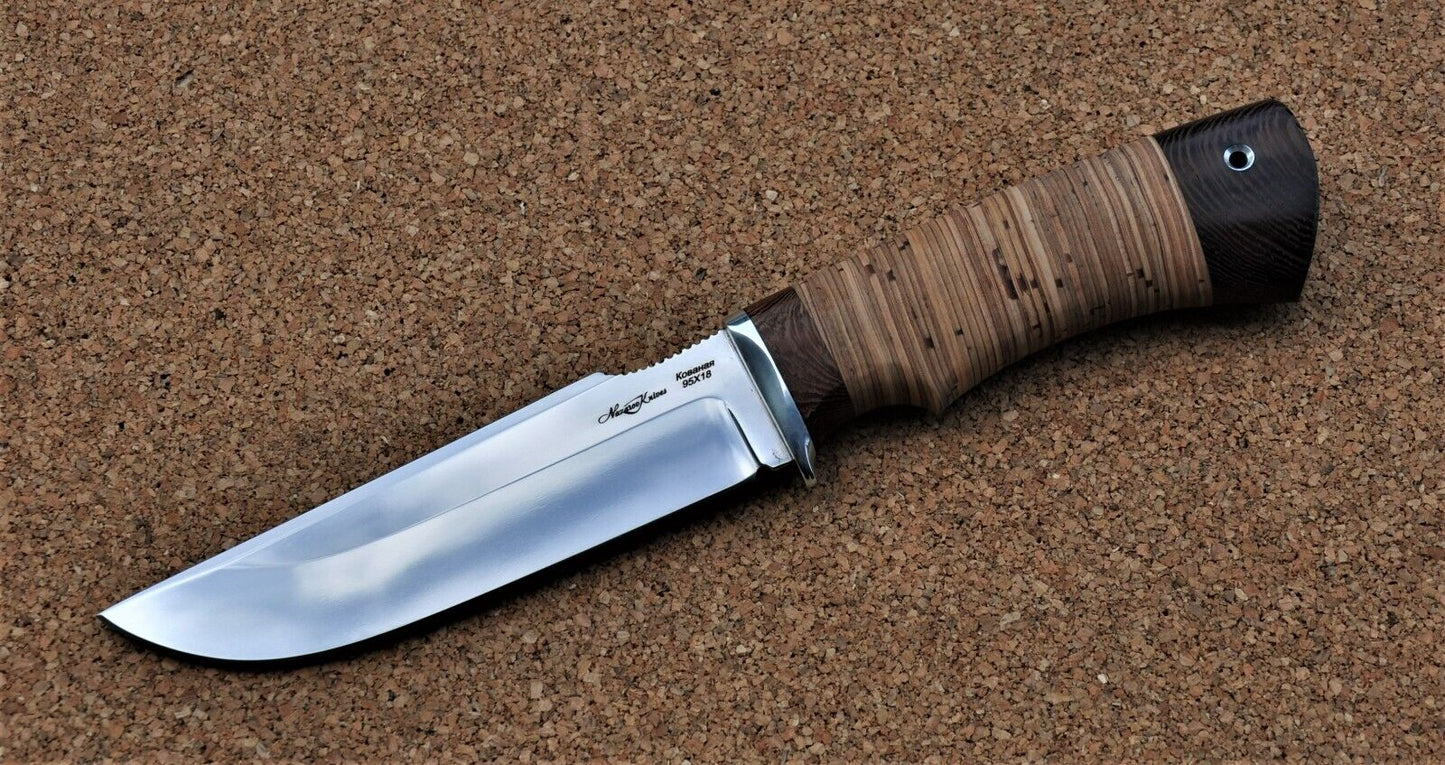 95H18 Stahl Rostfrei Outdoor Jagdmesser Handarbeit Nazarov Knives